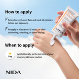NIDA Invisible Fit Sunscreen for Face & Body