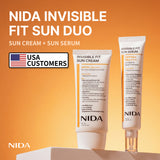 NIDA Invisible Fit Sun Duo (Serum & Cream)